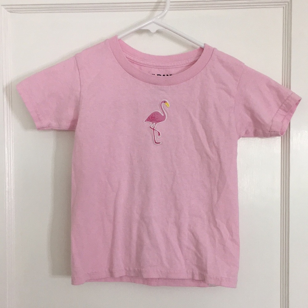 Pink Flamingo Girls Gildan T-Shirt